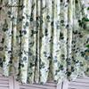 Prairie Chic Spring Summer Women Midi Skirt High Waist Green Floral Print Fresh Skirt Cotton Vintage Ladies' A-Line Skirt