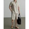 Hengyuanxiang Men's Linen Blend Casual Shorts