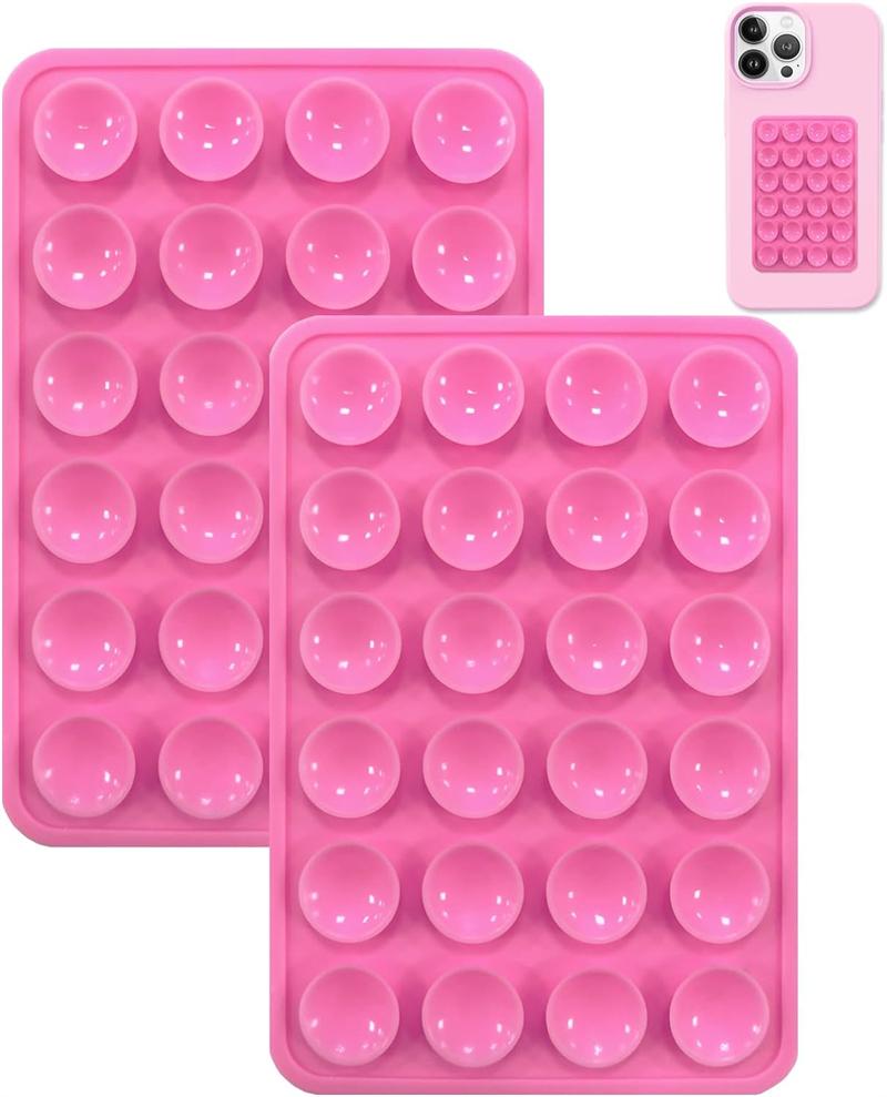 2PCS Hands Free Silicone Suction Phone Case Strong Adhesive Stand for IPhone 15 14 13 12 Pro Max Plus Samsung S24 S23 Back Cover