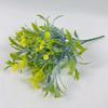 Artificial Simulation Flower 7-forked Bamboo Leaf Starry Sky Home Wedding Outdoor Decoration Green Plants Artificial Flowers Artificial Flower
