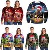 Gemütlicher und festlicher hässlicher Weihnachtspullover mit Dinosaurier-Design für Damen und Herren