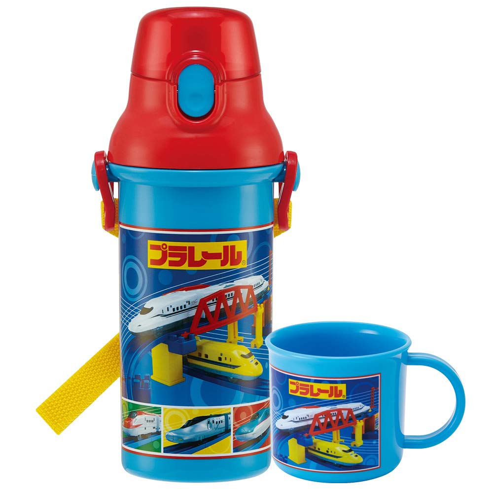 Skater Antibacterial Plastic Water Bottle 480ml Plarail 21 Made In Japan Children's Ag+ PSB5SANAG-A