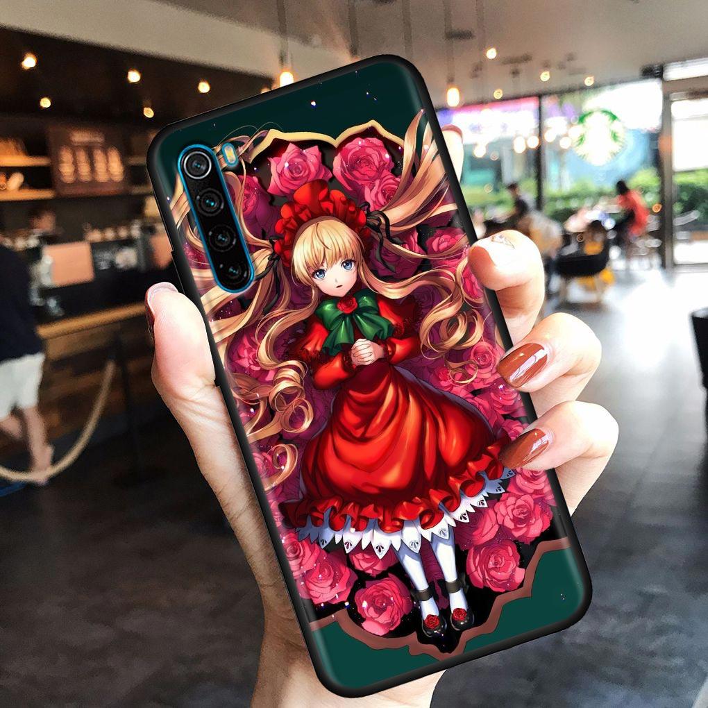 

Силиконовый чехол с изображением аниме Rozen Maiden Shinku Hinaichigo для Xiaomi Redmi 9 9C NFC 9T 10 10C 6 7 8 A K40 K50 Pro Plus, чехол Redmi 6