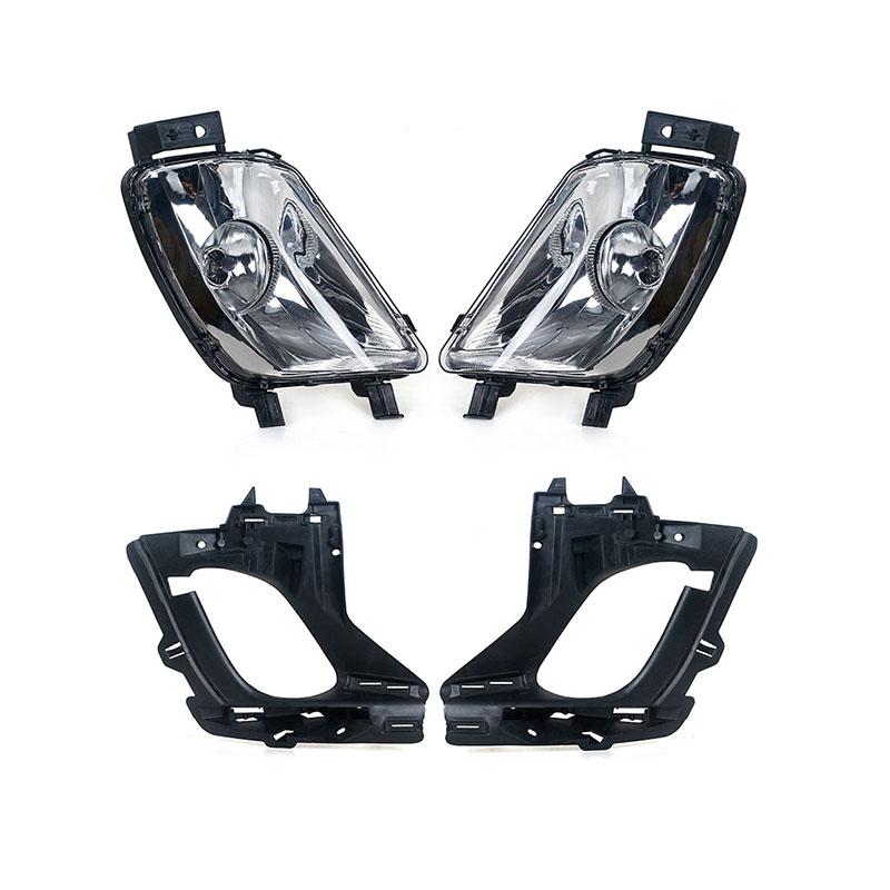 

Для Peugeot 408 2010-2013 автомобильный передний бампер противотуманные фары дневного света рамка отделка капот противотуманные фары 4pcs one set