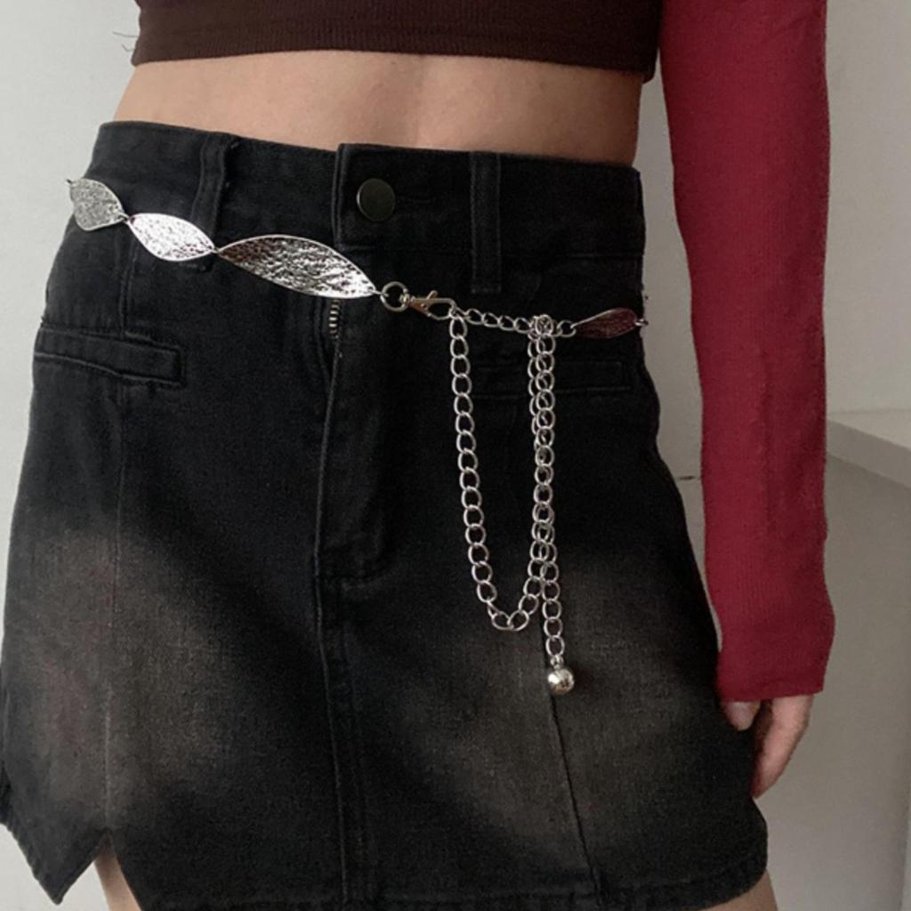 Waist Chain Accessories Simple With Skirt High-End Jeans Decoration Spice Girl Dress Metal Belt Summer