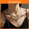 Cross Luxurious Long Pearl Necklace For Women With Touch Sophisticated