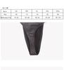 Sexy Herren Latex Glänzend U-förmige Beutel Slip Niedrige Taille G-String Glatte Tanga Faux Leder Micro T-Rücken Gay Wear Große Größen F23