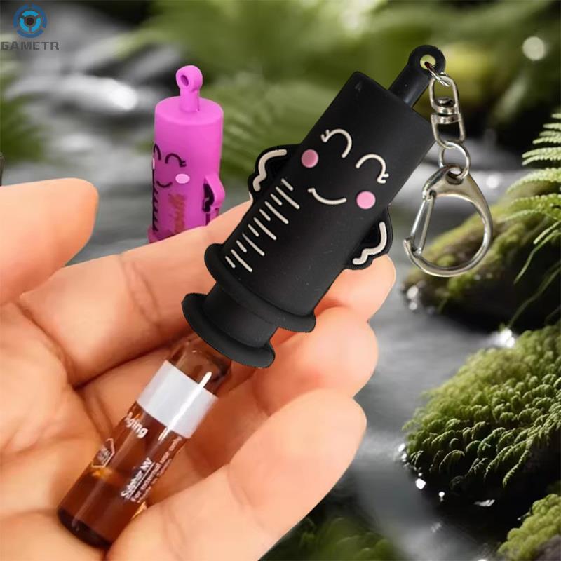 1PC Glass Bottle open Ampoule Bottle Opener Keychain Rubber Cutter Aid Medication Vial Breaker Tool For Home Nurses Doctor Tool1