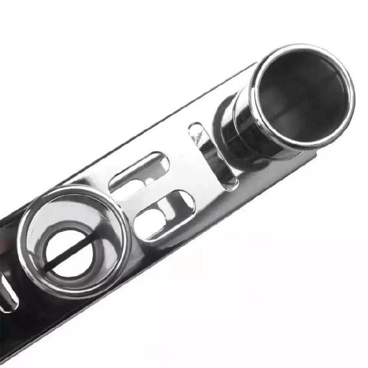 Marine Steel 3 Tube Rod Holder Steel 3 Tubes Mount Rack Marine Equipment Upgrades for Secure Fishing on Boats & Yachts