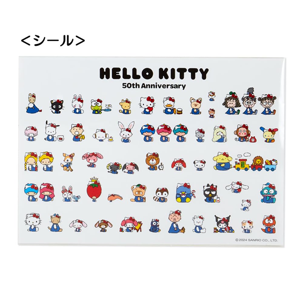 Sanrio HELLO Sanrio Characters Sticker Set with 22 x x 130028 (SANRIO) Everyone! File, 15.3 0.2 cm, PP/Paper,