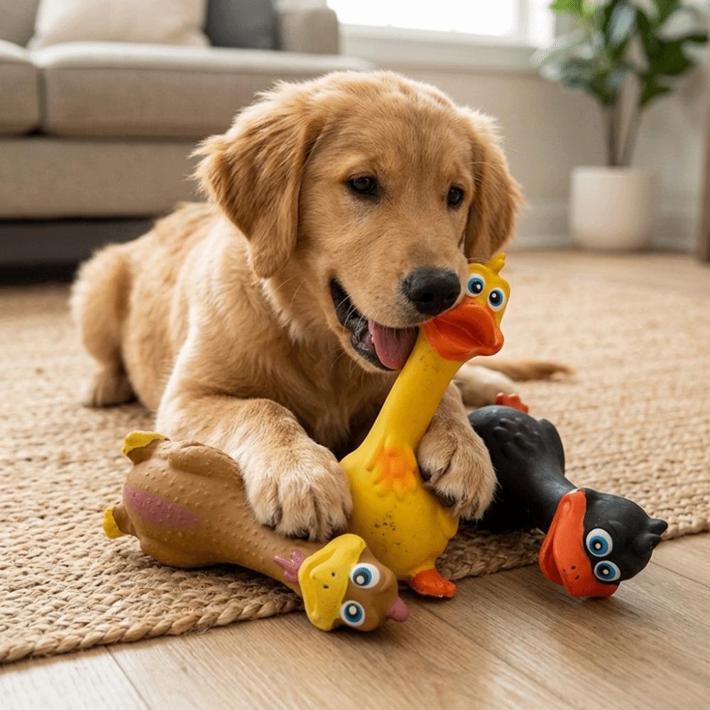Squeaky Sound Dog Squeaky Toy Standing Form Pet Molar Toy Safe Dog Training Toy Puppy Training