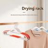 Plastic Clothes Hanger Non-Slip Adult Home Use Wardrobe Hanger for Bedroom Balcony Drying Garment Rack
