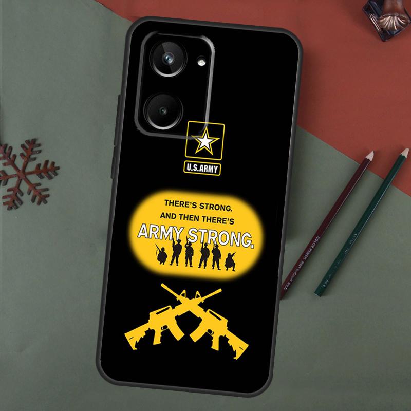 Camo military Army Case For Realme C61 C53 C55 C33 C63 C51 C65 C67 C71 C75 11 12 13 14 15 Pro Plus GT6 GT7 Pro