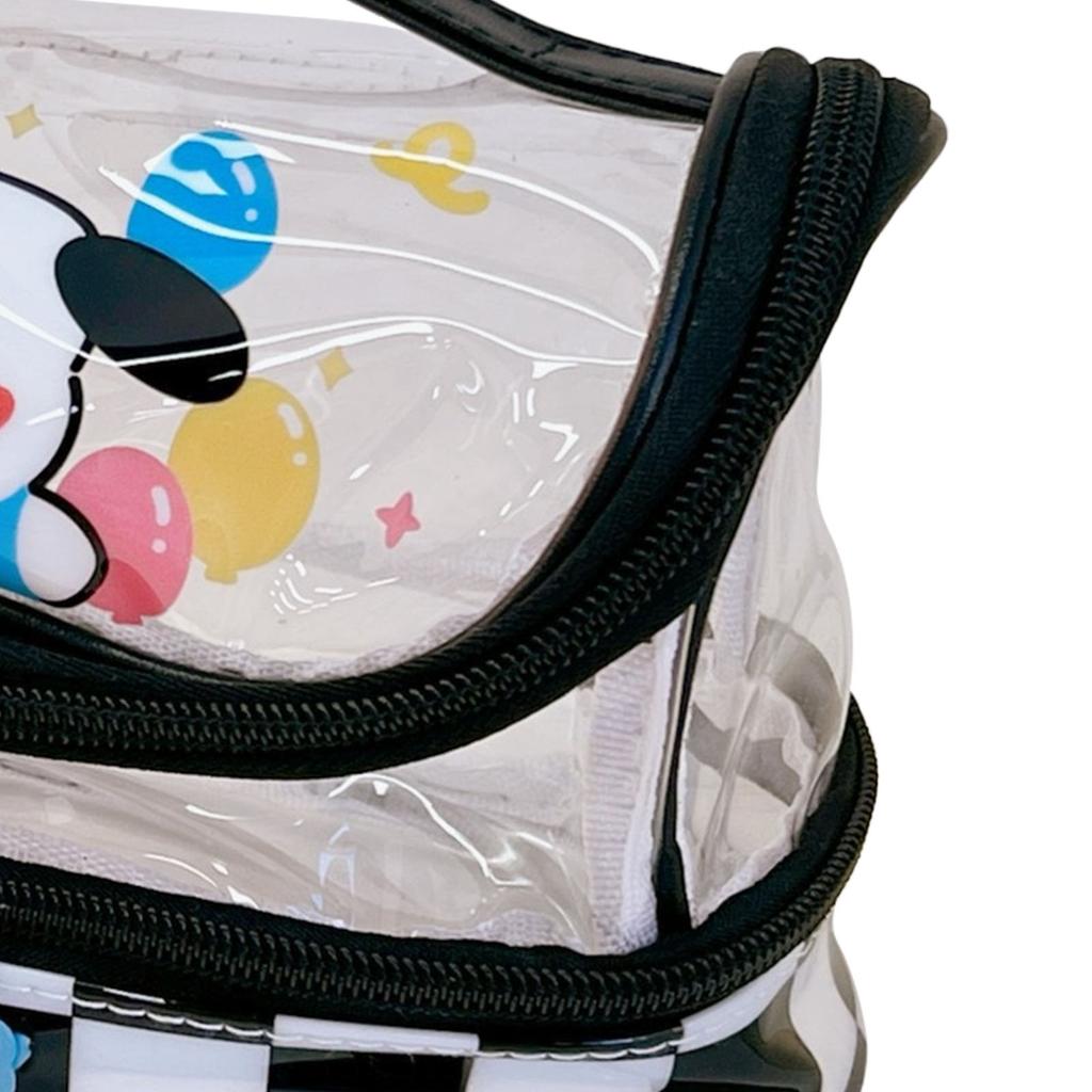 Pencil Bag Cartoon Style Large Capacity Plastic  Clear PVC Portable Large Pencil Case for Stud