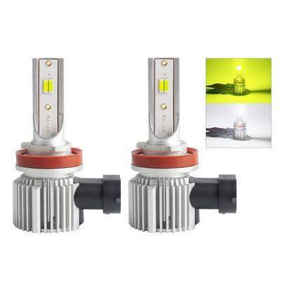 FUTWOD Nebelscheinwerfer, LED, H8, H11, H16, Zitronengelb, Weiß, 2-Farben-Schaltung, Nebel