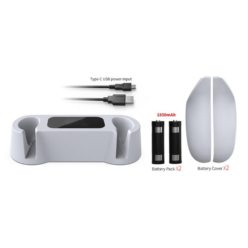 VR Gaming Fast Charging Base for Oculus Quest 2 Magnetic Charging Dock Station Glasses Magnetic Handle Free Accessories