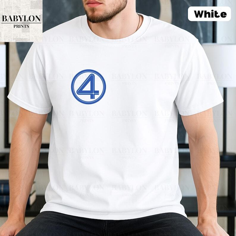 Fantastic Four First Steps Shirt Fantastic Four Logo Shirt Marvel Superhero L