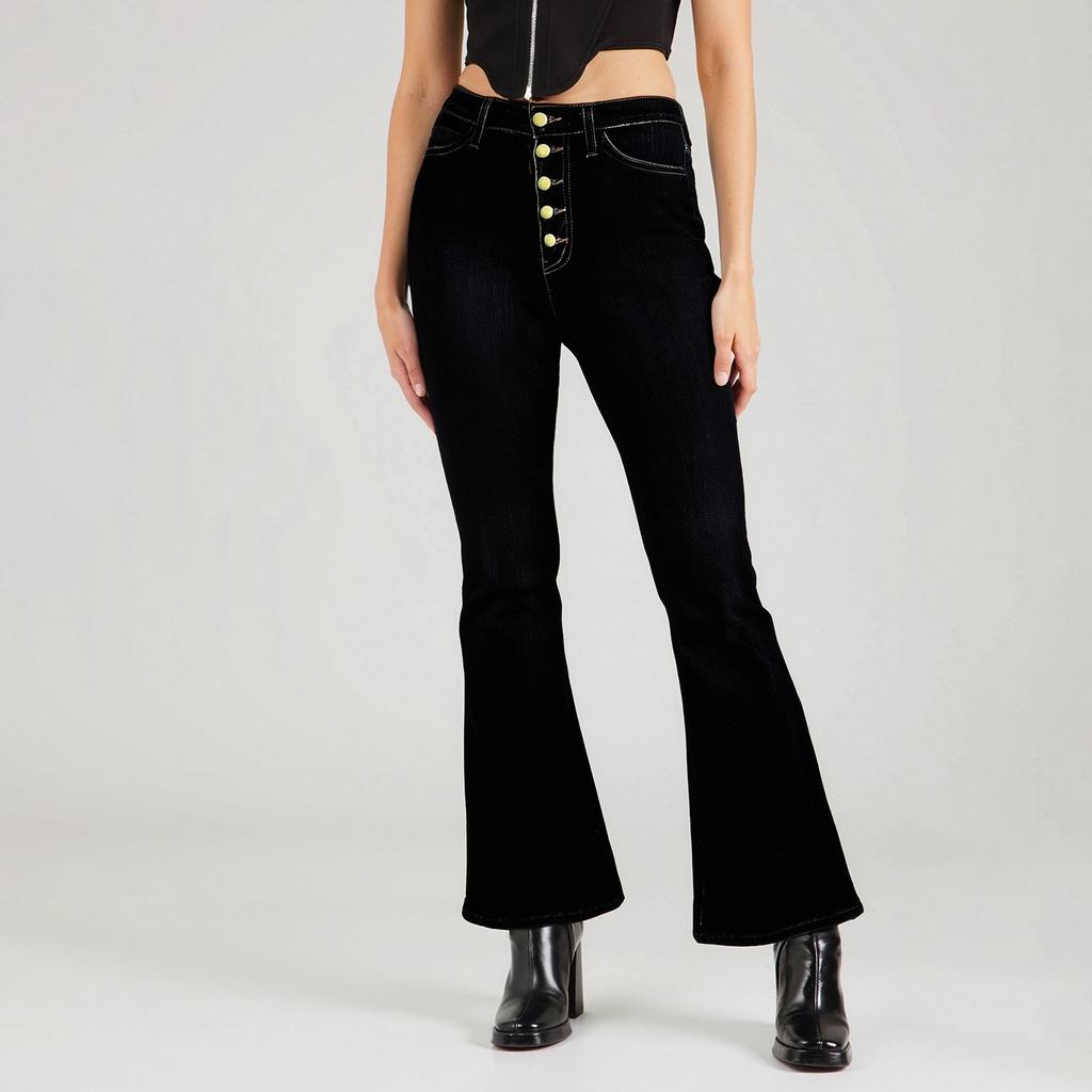 Women's Jeans Casual Solid Color Casual Pants Versatile Slim Fit  Jeans