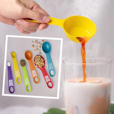 1 Set Praktische Messschaufel Skala Mark Design Mehrzweck Langlebige Stapelbare Löffel Tasse Küchenzubehör