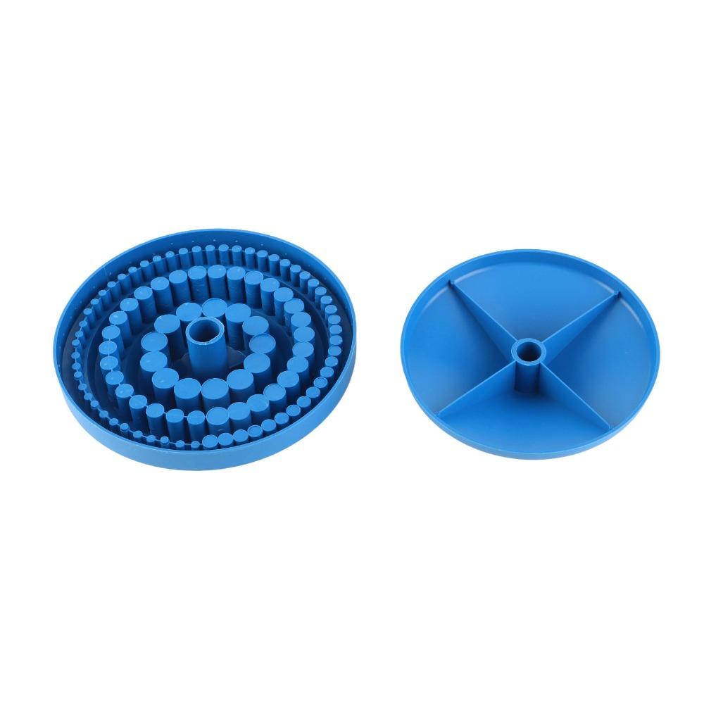 Round Shape Drill Bit Organizer Stand 1-13mm Diameter Drill Bit Storage Box Household Use