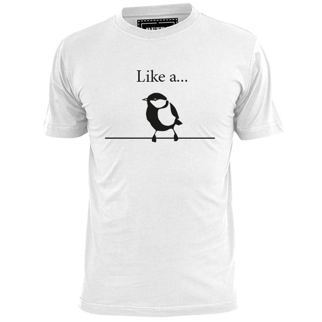 Mens Like A Bird On A Wire Rock Music T shirt Hendrix Morrison Stones Cohen S