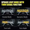 RGB Car Light Strip Turn Signal APP Dynamic Control LED Decor Light Strip Waterproof DIY Refit for Front Engine Hood Decorations