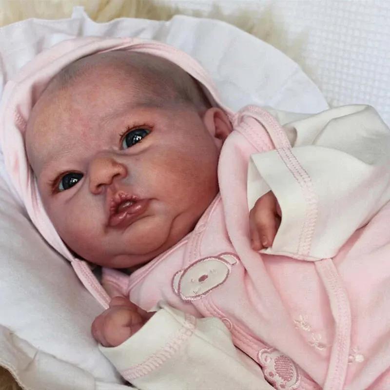 19Inch Reborn Doll Kit Evi Fresh Color Unfinished Unpainted DIY Doll Parts 48cm