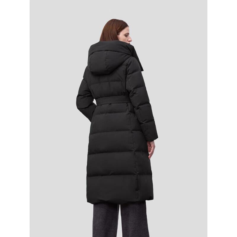 Bingjie Women's J5400DB90 95% Down Long Hooded Puffer Jacket