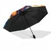 1pc Haunted Castle Automatic Open/Close Umbrella - Portable Collapsible Umbrella with 8-Rib Stability, Fashion Lovers yy251017171