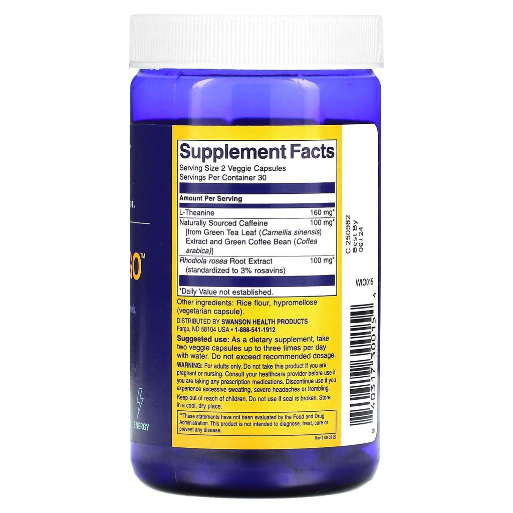 Get Up & Go, Veggie Capsules 60