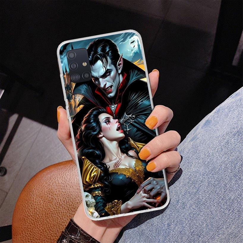 Gothic Vampire Scarlet Art Phone Case For Samsung Galaxy A52 A32 A22 A12 A51 A31 A50S A30S A20S A10S Note 20 Ultra 10 Plus S10 A