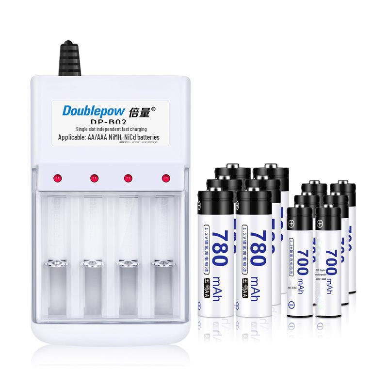 Rechargeable Battery Set - 12 Pack of 1.2V AA Batteries for Toy Remotes