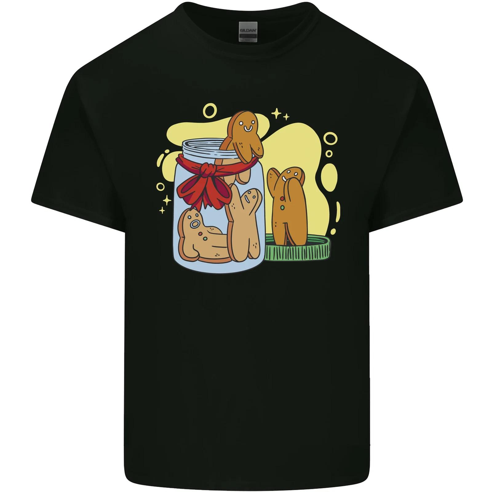 Gingerbread Man Escape Funny Food Kids T-Shirt Childrens S