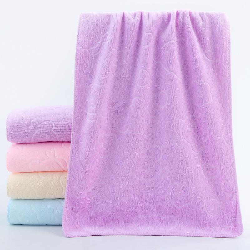 

Полотенце из микрофибры с тиснением в виде медведя, впитывающее воду, приятное для кожи, полотенце для мытья лица, полотенце для рук, охрана труда, ежедневное использование 35*75cm