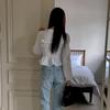 New Arrivals Open Run Roomzel Frill Decoration Volume Cotton Blouse Women