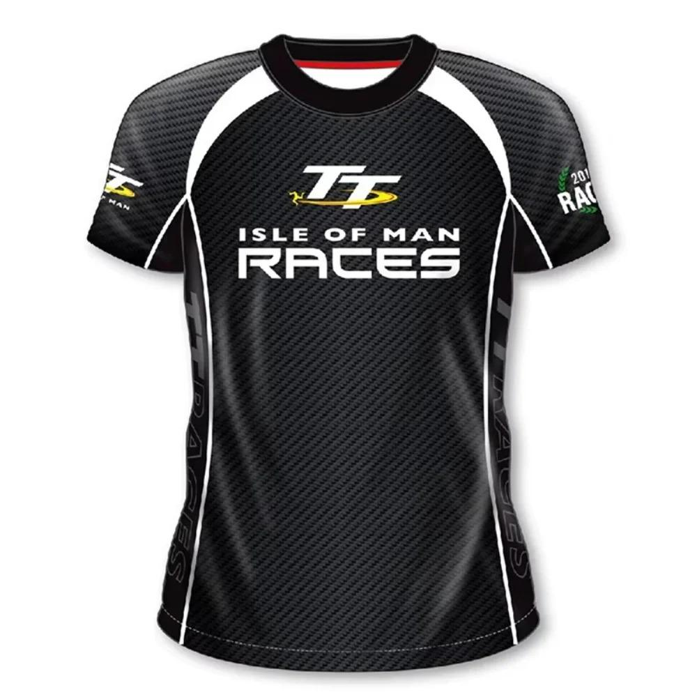 

Isle of Man TT 3D printed T-shirt, motorcycle racing, streetwear, men s sports breathable quick-drying short-sleeved XXS
