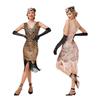 Women's Flapper Dresses 1920s Gatsby Sequin Fringed Tassels Dress For Halloween Roaring Party Cocktail Evening Party