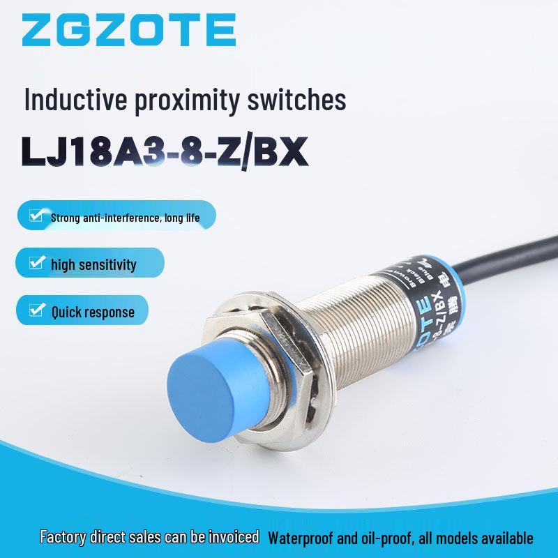 LJ18A3-15-Z/BX DC 3-Wire NPN NO Long Distance 6V/36V Inductive Proximity Switch