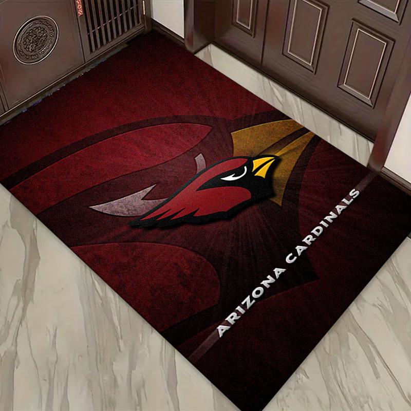 Arizona Cardinals Logo Carpet Rug for Living Room Bedroom Home Sofa Decoration,Kids Play Non-slip Floor Mat