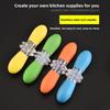 2/1PCS Corn Fork To Eat Corn Anti-scalding Artifact To Eat Corn Insulation Stick Stainless Steel Fruit Fork Children's Safety Folding Fork