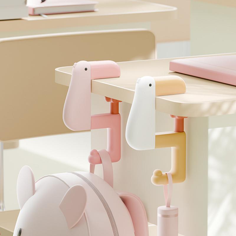 Myśląca Kaczka Przenośny Haczyk Wiszący Dekoracja Stół Portfel Torba Haczyk Wieszak Ścienny Uchwyt Torebka Bez Wiercenia Artykuły Biurowe dla Studentów