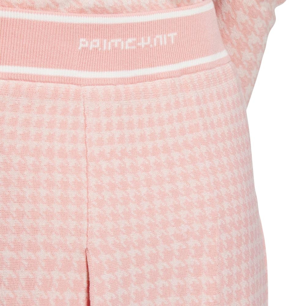 Adidas Golf Houndstooth Pleated Golf Skirt In Sparkle Women's Semi-Pink