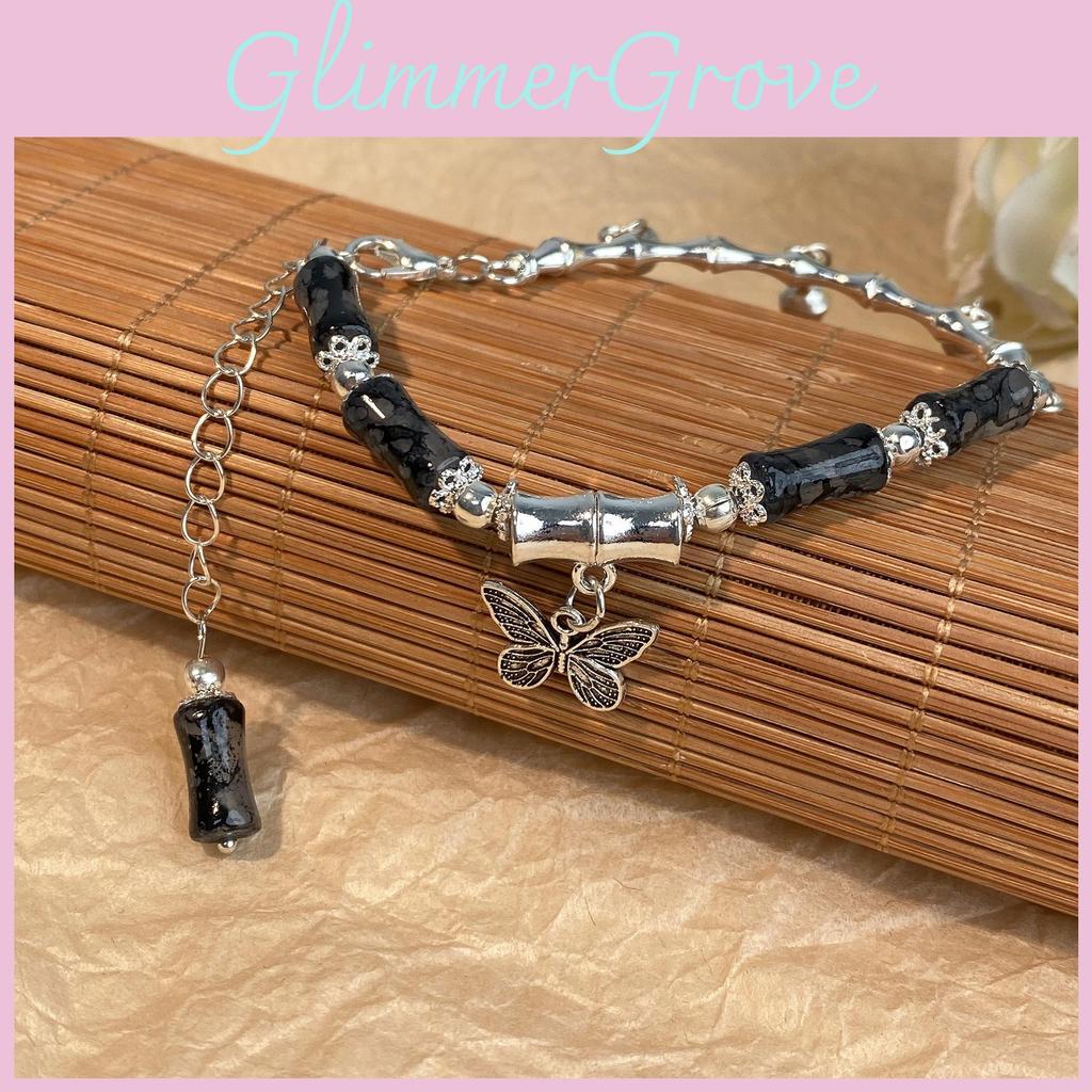2024 Fashion Spring Butterfly Bracelet For Women With Tassels And Beads