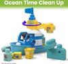 MEGA BLOKS Green Town Cleaning the Sea with Whales Boat and Truck Set Blocks Educational and Learning Toys for Ages 1 and Up Green HPB49