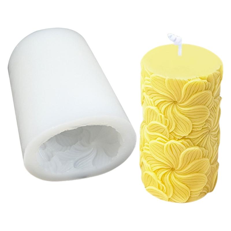 Cylinder Shaped Silicone Molds for Candle Soap Home Decoration, Art Craft, Epoxy Resin Project, Plaster Silicone Molds