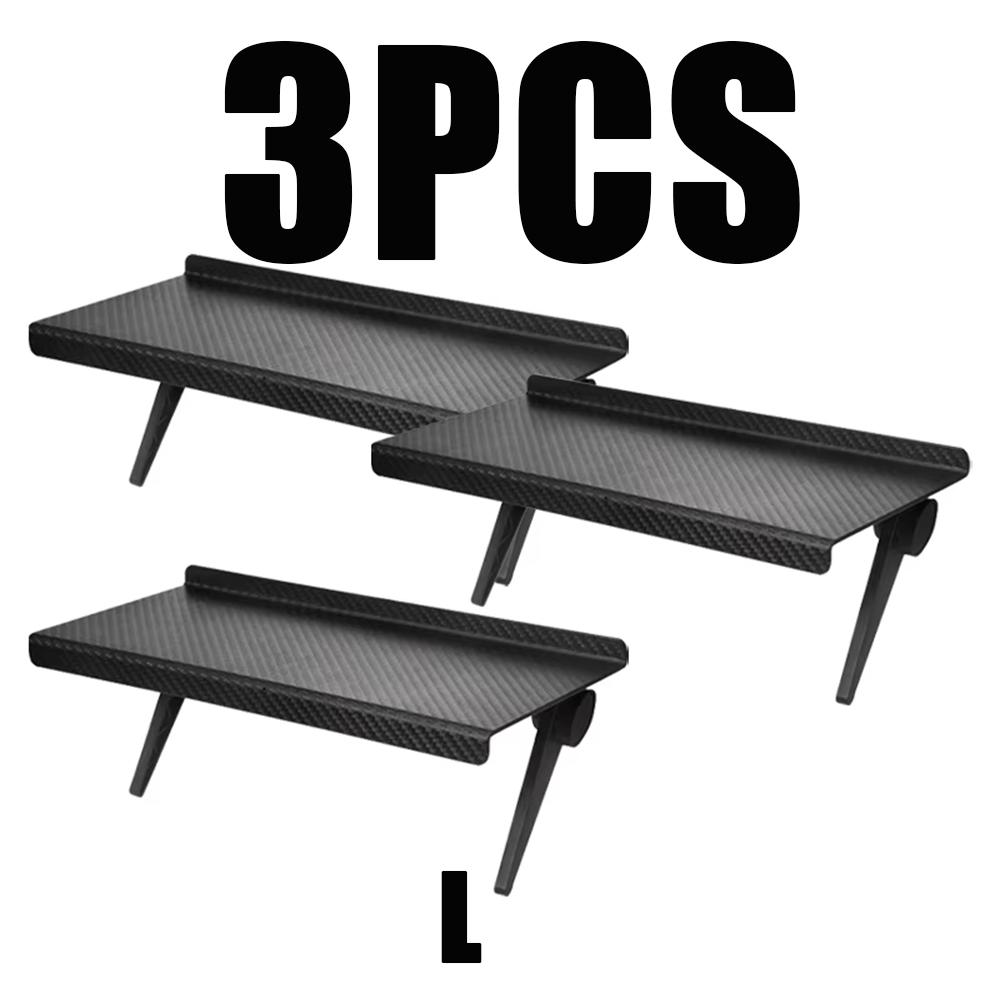 1-3Pcs Tv Computer Screen Top Shelf Organizer Bracket Adjustable Home Top Storage Rack Media Box Router Shelf Rack Storage Table