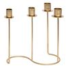 Gold Margy Four-Arm Candlestick