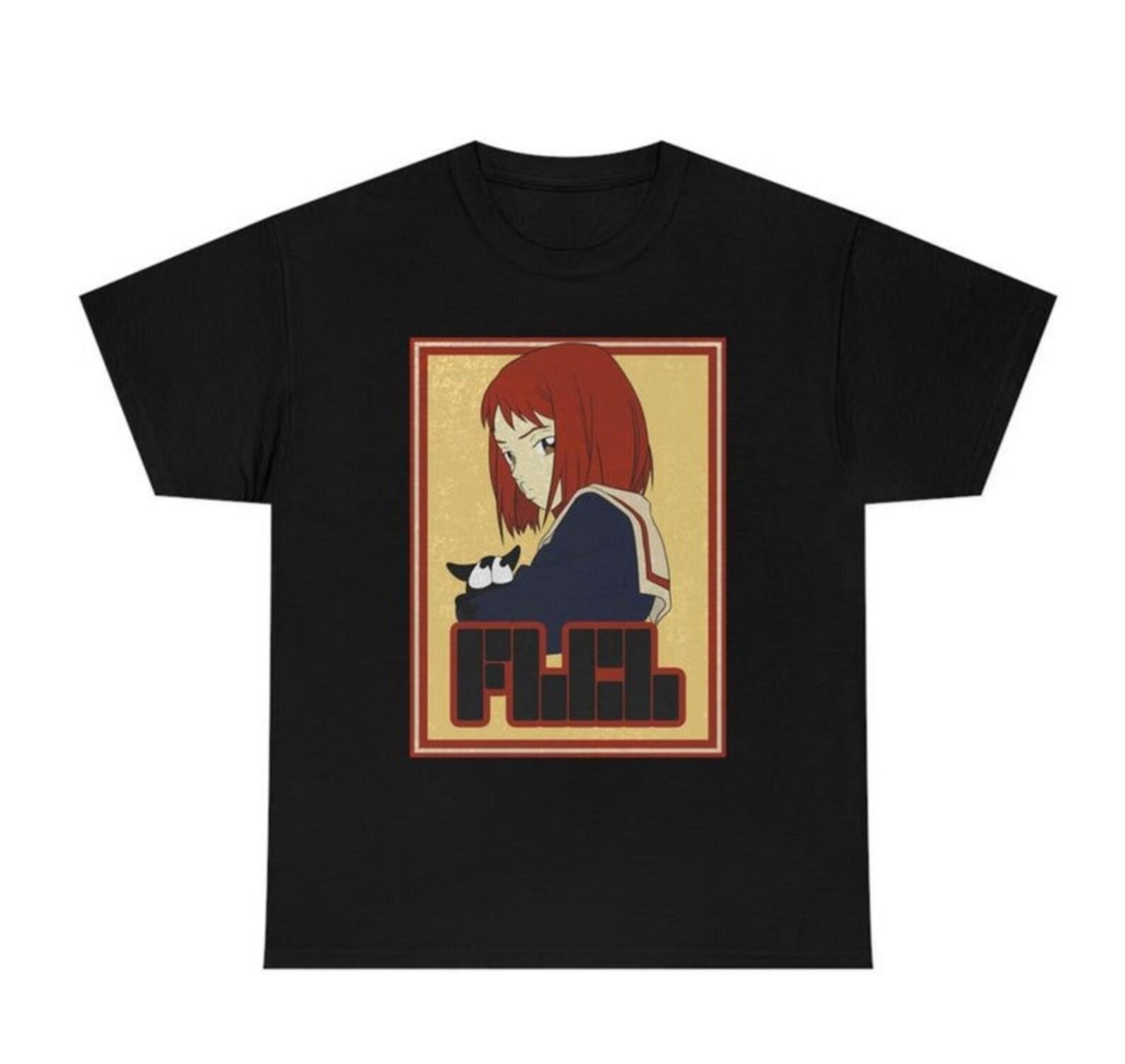 Unisex, Haruko Haruhara Shirt -flcl shirt,flcl T-Shirt,flcl T-Shirt,fooly cooly shirt,anime shirt,anime clothing,haruko shirt,flcl haruko 3XL