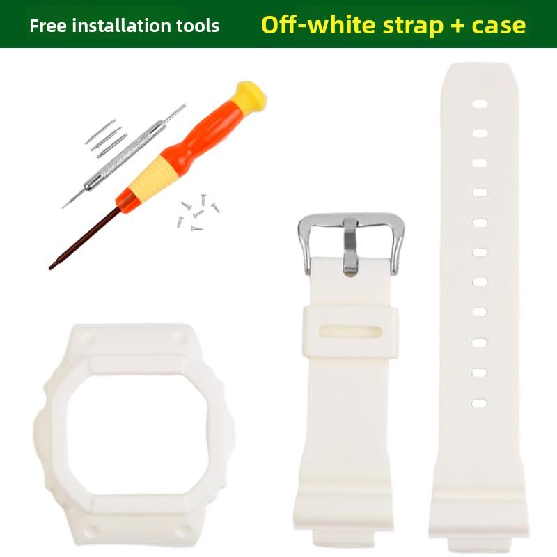 For Casio G-SHOCK DW-5600 GW-B5600 GW-M5610 mod kit Resin Watch Strap case DW5600 Silicone Rubber Watchband bezel wristband men