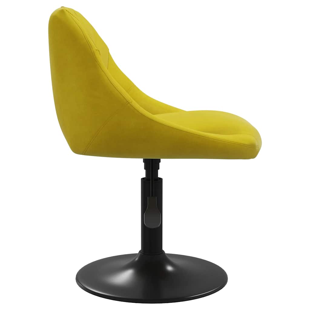 Mustard Yellow Velvet Bar Stool